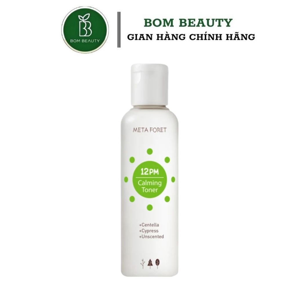 Nước hoa hồng Meta Foret 12PM Calming Toner - Vegan Skin Care