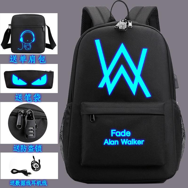 Ba Lô Đi Học Alan Walker Thời Trang Hàn Quốc