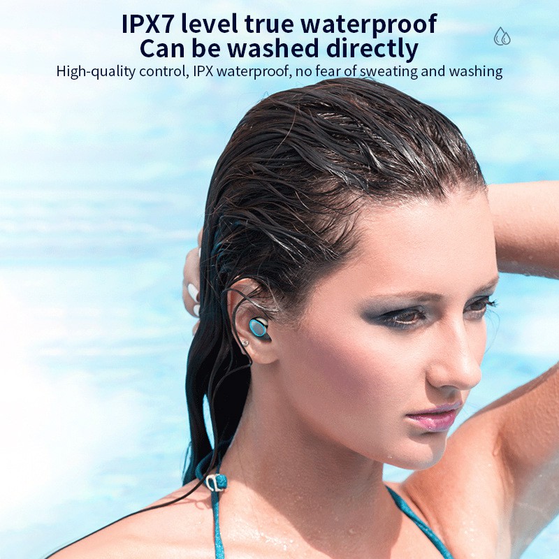 Tai nghe bluetooth 5.0 mắt sói trong đêm âm thanh vòm 9D kén sạc dung lương pin 3500