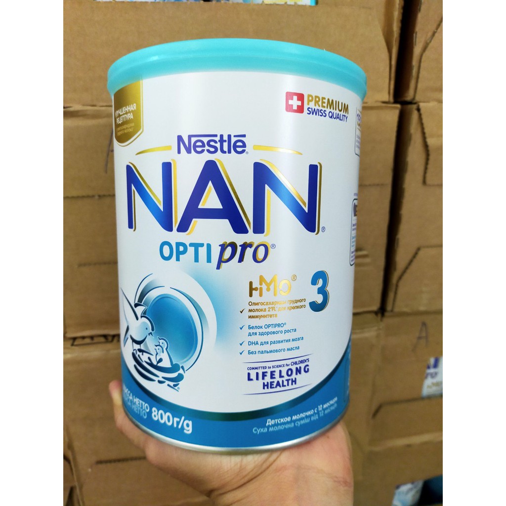 Sữa Nan Nga cho bé số 1,2,3,4 800g Date T12/2022
