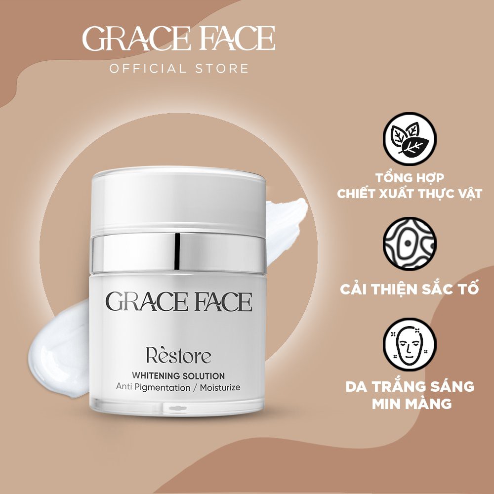 Kem dưỡng trắng phục hồi da Grace Face "Big Boom" Whitening Solution 30ml