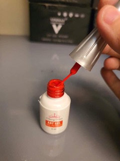 Sơn gel cọ nét hoa hồng