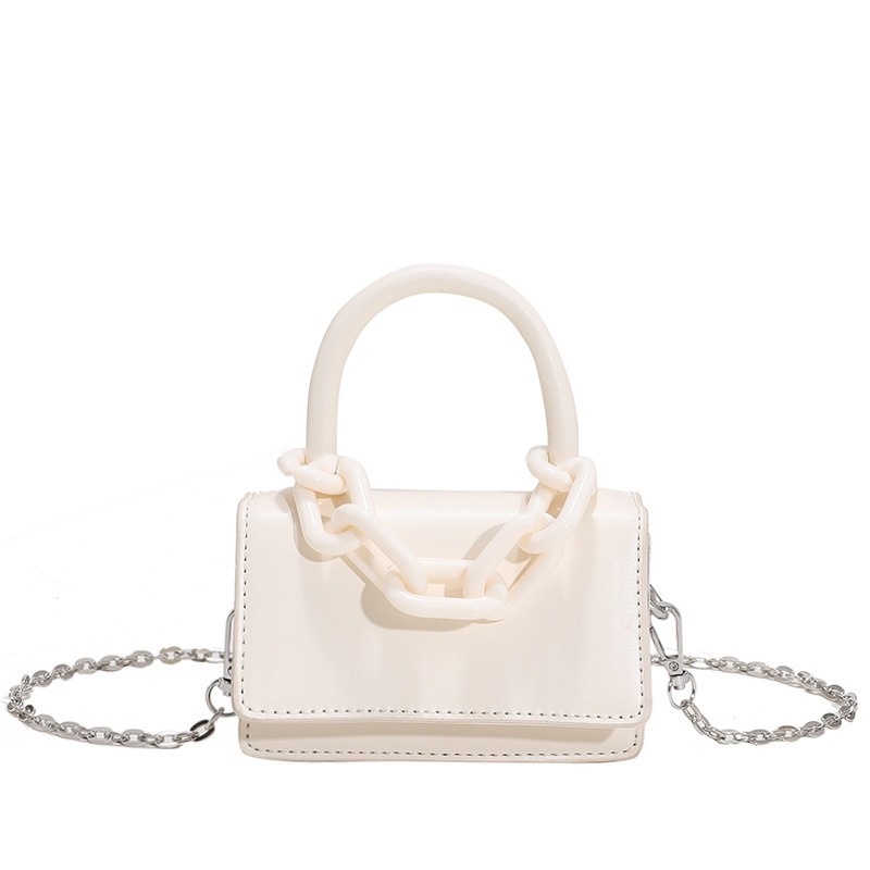 Túi Xách Đeo Chéo Vai Có Dây Xích Kiểu Dáng Đơn Giản Gylb313