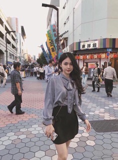 ÁO SƠ MI KIỂU NỮ CỔ NƠ