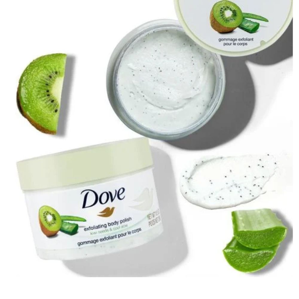 Tẩy da chết body Dove 298g Exfoliating Body Polish [BẢN MỸ] Chính Hãng