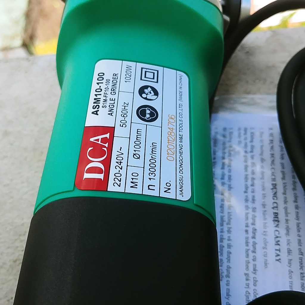 100mm Máy mài chỉnh tốc 100mm 1020W DCA  ASM10-100 (S1M-FF10-100)