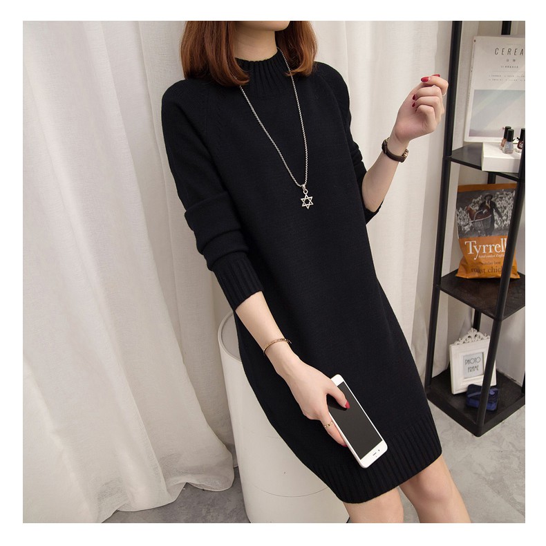 Váy Suông len Siêu Xinh Dáng Dài Thời Trang Siêu Hot SAVVY SHOP