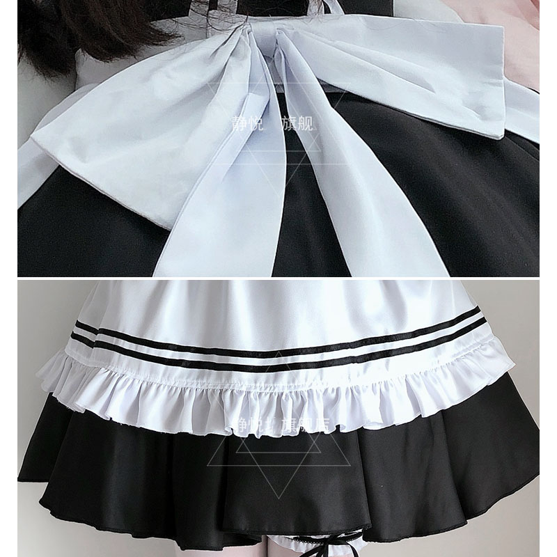 Đầm Hóa Trang Người Hầu Màu Trắng Đen Phong Cách lolita Nhật Bản Dễ Thương | BigBuy360 - bigbuy360.vn