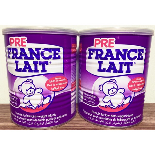 Sữa Pre France Lait 400g cho trẻ sinh non, nhẹ cân - Sữa nhập khẩu nguyên lon Pháp_ DATE MỚI NHẤT