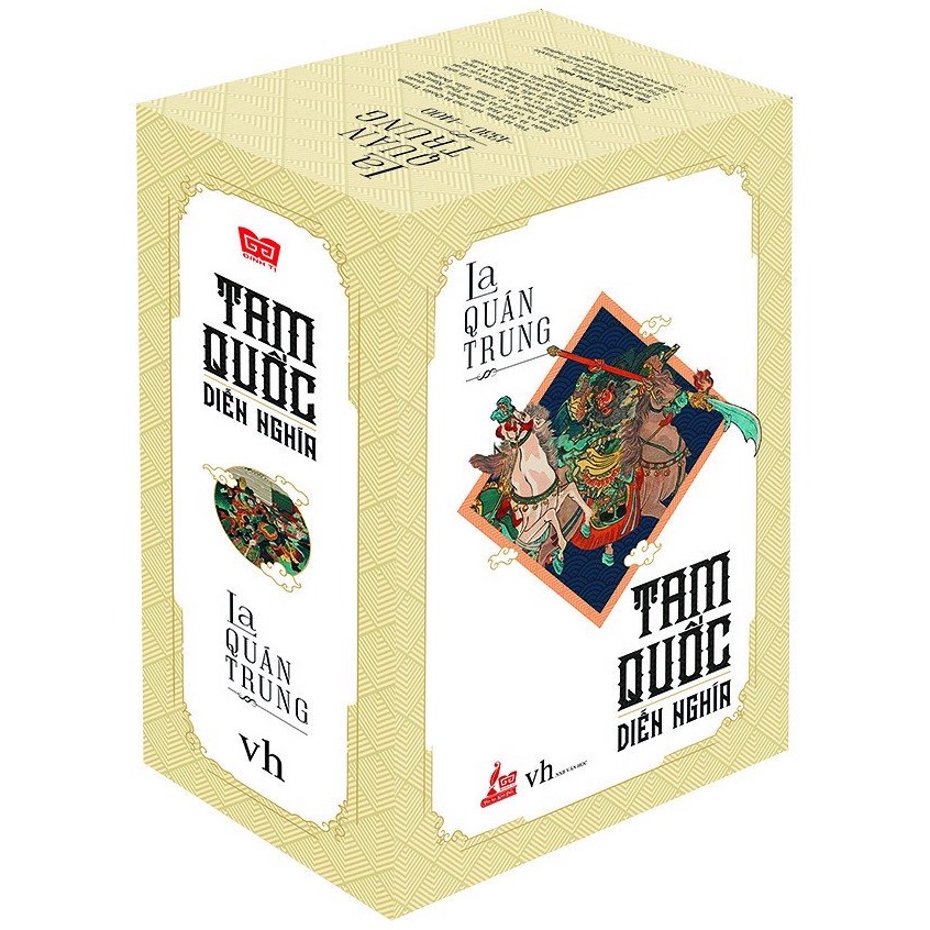 Sách - Tam quốc diễn nghĩa - Boxset trọn bộ 2 tập - tái bản 2018