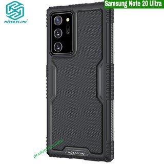 Ốp lưng Samsung Note 20 Ultra hiệu Nillkin dẻo sần kiểu dáng hầm hố ( check code )