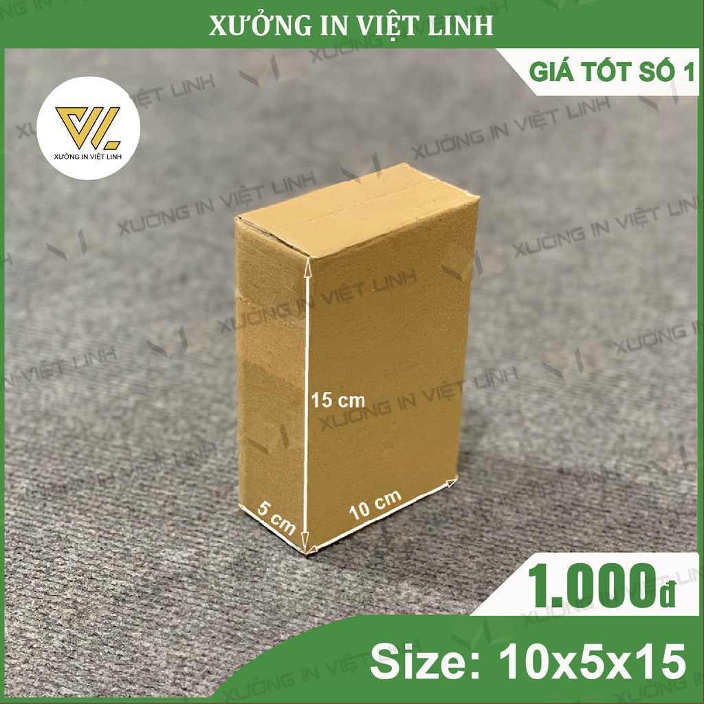 COMBO 100 Hộp 15x10x5 - Hộp Carton Đóng Hàng