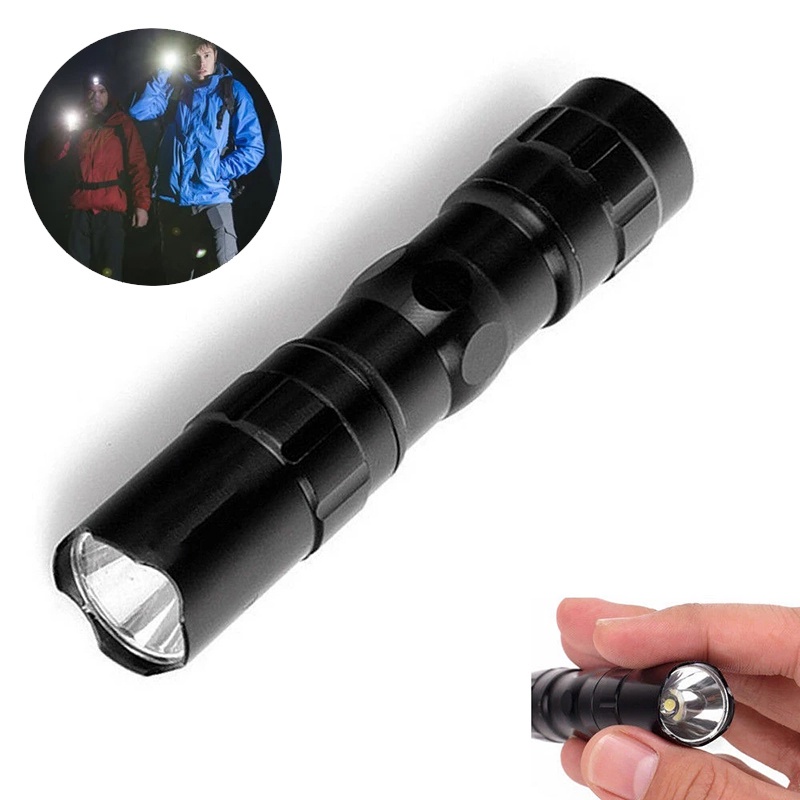 Đèn pin led mini dạng bút chống thấm nước tiện dụng khi đi cắm trại