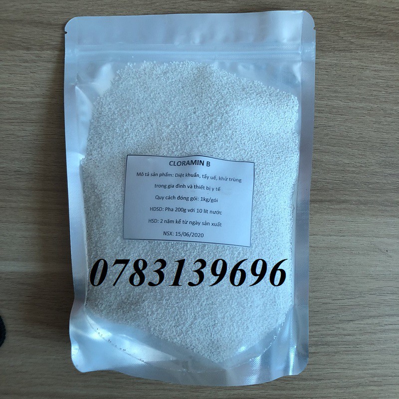 Cloramin B diệt khuẩn 1kg - Vệ sinh khử khuẩn mùa hè khử trùng, khử khuẩn, sát trùng, diệt khuẩn