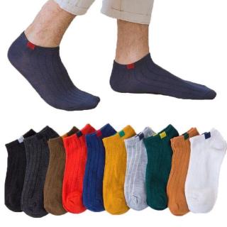 Vớ cotton màu đơn sắc thời trang Hàn Quốc