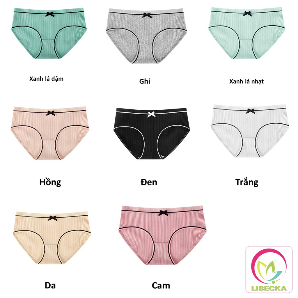Set 5 Quần lót nữ dễ thương tăm tre thông hơi giá rẻ đẹp thời trang CBQ12-5