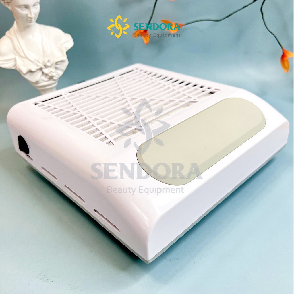 Máy hút bụi nail Sendora, Nail chuyên dụng - Công suất mạnh 80W  - Trắng, Hồng