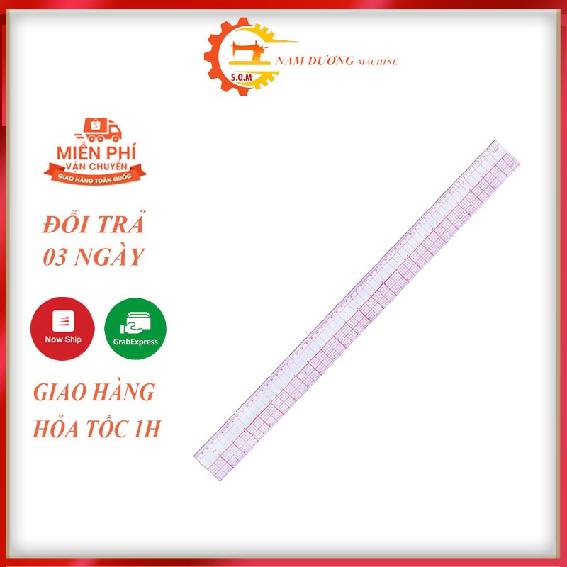 Thước nhựa dẻo cho thợ may vẽ rập >  thước nhựa dẻo vẽ rập thiết kế áo quần 50 CM