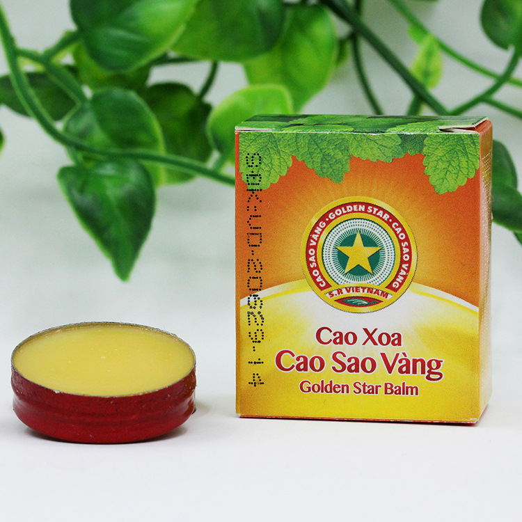 Vietnam Cao Xoa Cao Sao Vàng Golden Star Balm Tiger Balm Mosquito Repellent Reduce Swelling Antipruritic