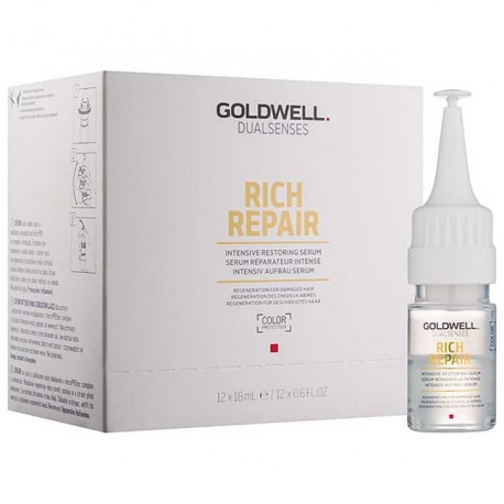 Huyết thanh chăm sóc tóc hư tổn Goldwell Rich Repair 18ml ( lẻ )