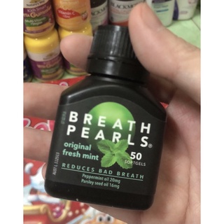 Viên uống thơm miệng Breath pearls của Úc-mẫu mới