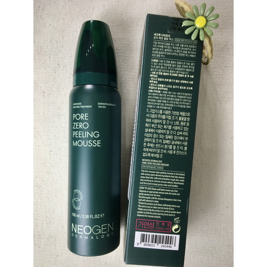 Tẩy Da Chết Bọt Mịn BHA Neogen Dermalogy Pore Zero Peeling Mousse 100ml