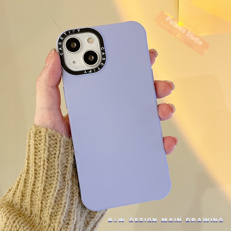 Ốp điện thoại silicone mềm nhám chống rơi và sốc cho iPhone 13 12 11 Pro Max XR X XS MAX 7 8 Plus