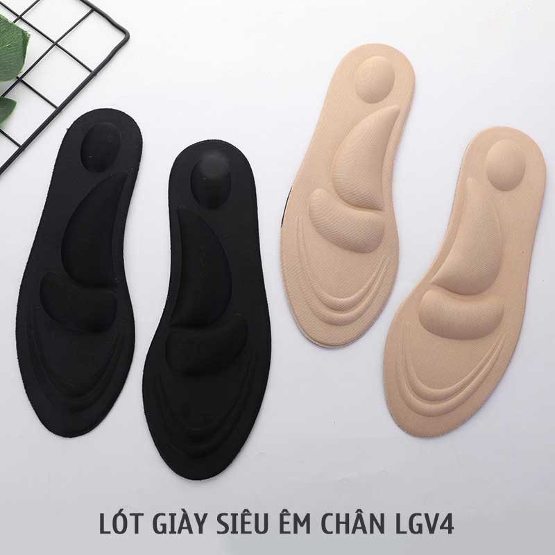 Lót Giày Nữ Massage Bàn Chân, Thấm Hút Khử Mùi, Chống Hôi Chân Hiệu Quả - Phu Kiện Giày Dép 1CAP-LGV4