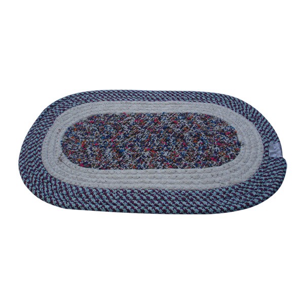 Thảm chùi chân oval thủ công thấm nước tốt ( 40cm*60cm)