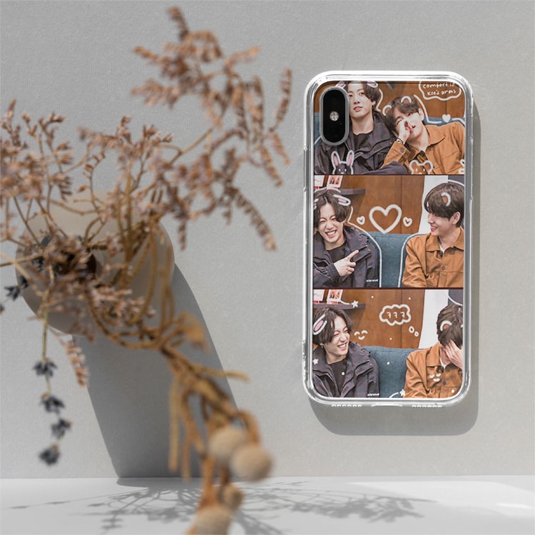 Ốp điện thoại đẹp TaeKook hài hước cho iPhone13promaxXS XR 8plus 7Plus X XR Xs Max 6 6s BLUGDR0058