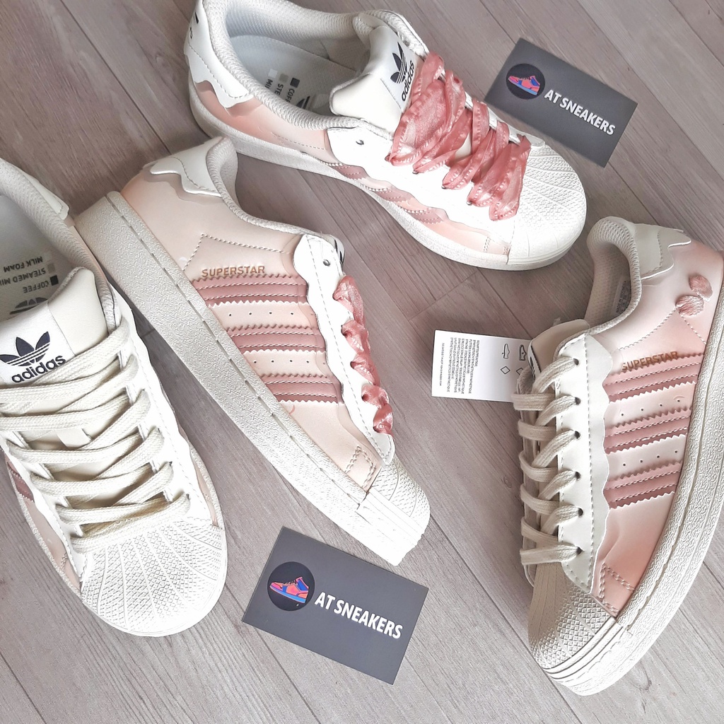 [AT Sneakers] Giày Sneakers Superstar hồng