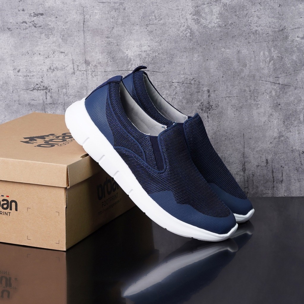 GIÀY LƯỜI VẢI LƯỚI SLIPON NAM URBAN VNXK - XANH