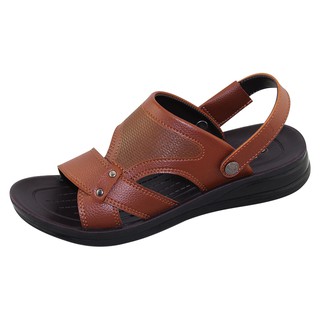 Sandal bita's đế bằng nam - sum.95 vàng bò