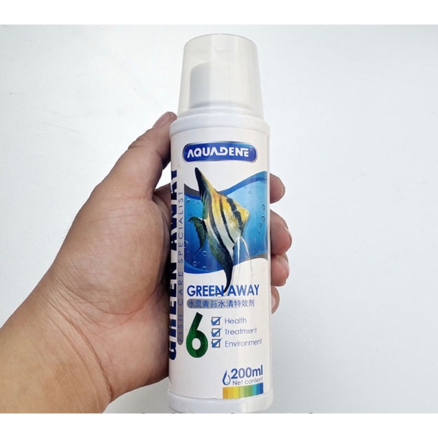 AQUADENE GREEN AWAY - Xử Lý Nước Tảo Xanh, Nước Đục &amp; Ngăn Ngừa Rêu Hại