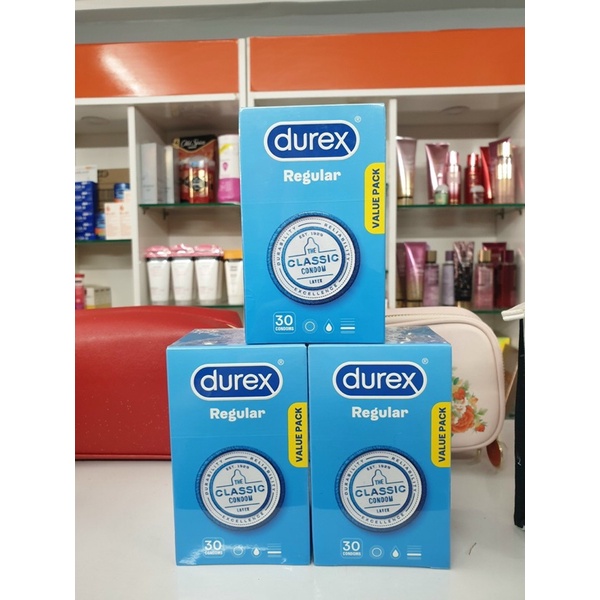 Bao Cao Su Durex Regular size 56mm hộp 30 bao