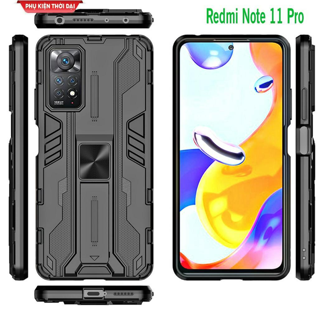 Ốp lưng Redmi Note 10 / Note 10s / Note 11 / Note 11s / Note 11 Pro Iron Man Ver 3 chống sốc giá đỡ thời trang