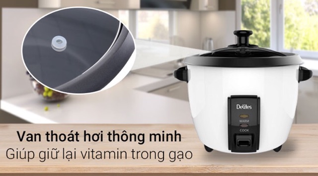 Nồi cơm điện Delites 1.8 lít NCR1801 | BigBuy360 - bigbuy360.vn