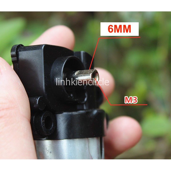 Motor giảm tốc mini 6V - 12V tốc độ 60 - 120 vòng / phút - LK0371