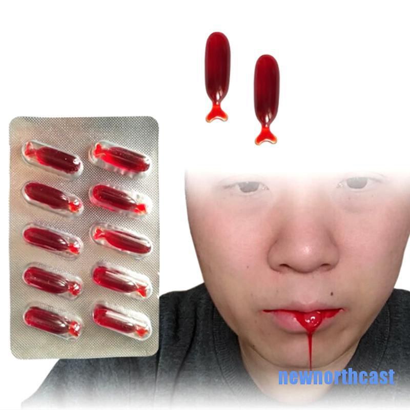 Phẩm màu đỏ hóa trang dạng viên nhộng - viên cắn fake blood hóa trang, cosplay | BigBuy360 - bigbuy360.vn