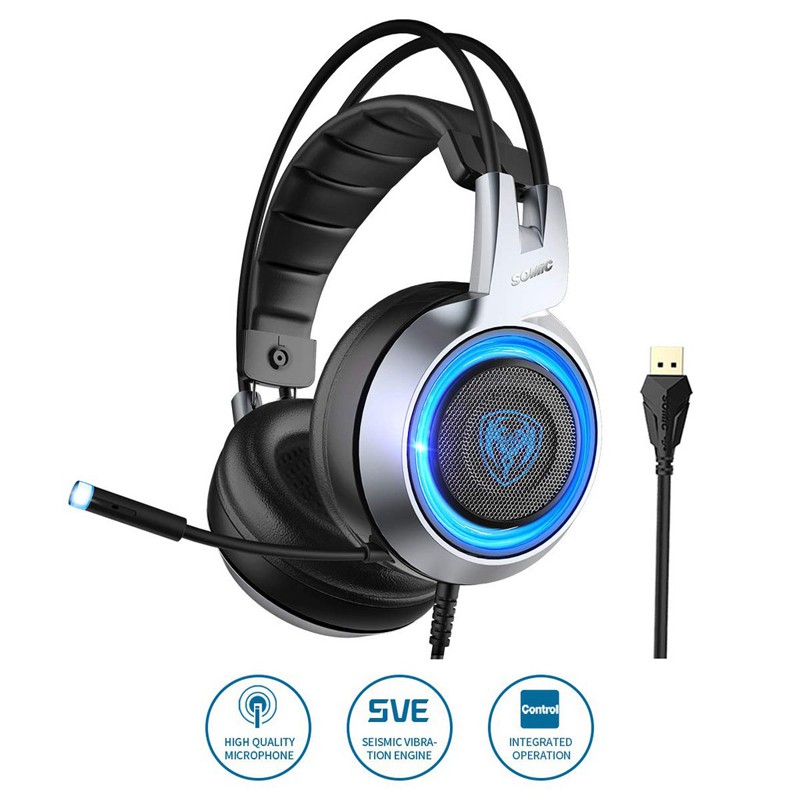 Tai nghe USB sound 7.1 chụp tai chuyên game Somic G951