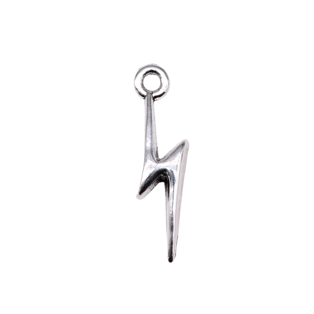 Bộ 20 Mặt Dây Chuyền Hình Tia Chớp Kích Thước 20x5mm