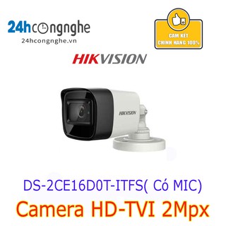 Camera HD-TVI hồng ngoại Hikvision DS-2CE16D0T-ITFS - 2MP
