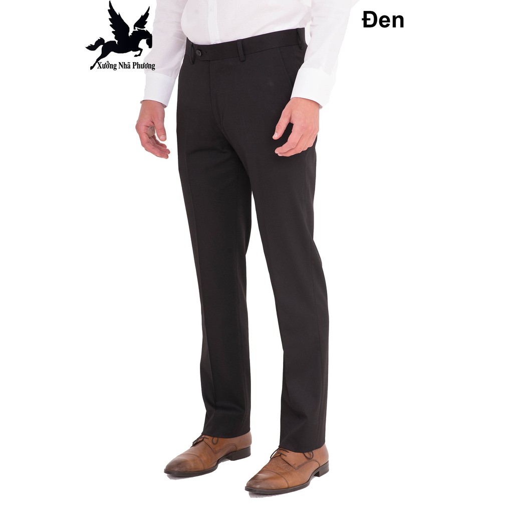 Quần tây nam trung niên ống đứng chất vải dày không ra màu không xù lông | BigBuy360 - bigbuy360.vn