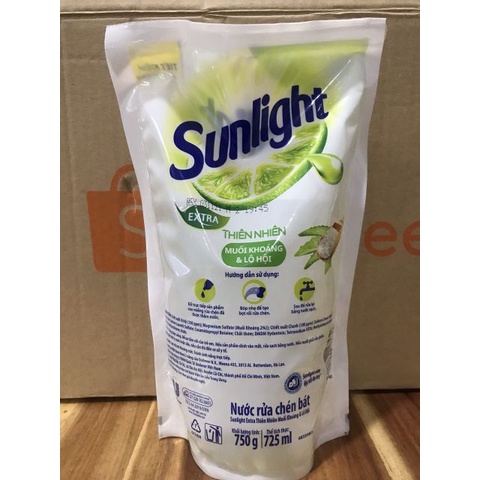 Túi Nước Rửa Chén Sunlight - Muối Khoáng & Lô Hội