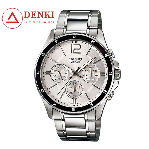 Đồng hồ nam dây thép không gỉ Casio Standard Anh Khuê MTP-1374D-7AVDF