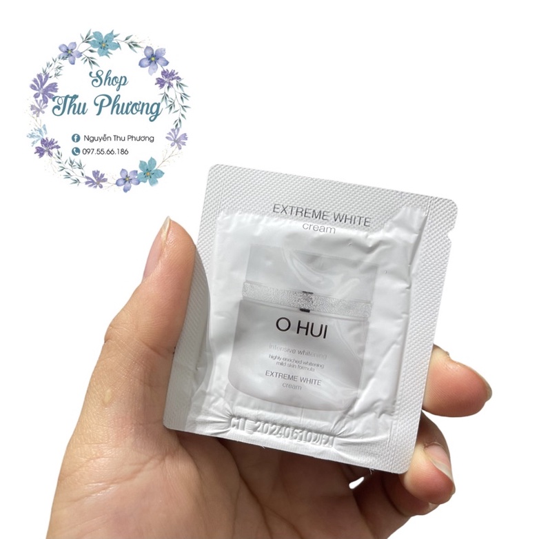 kem dưỡng trắng da ohui white 1ml