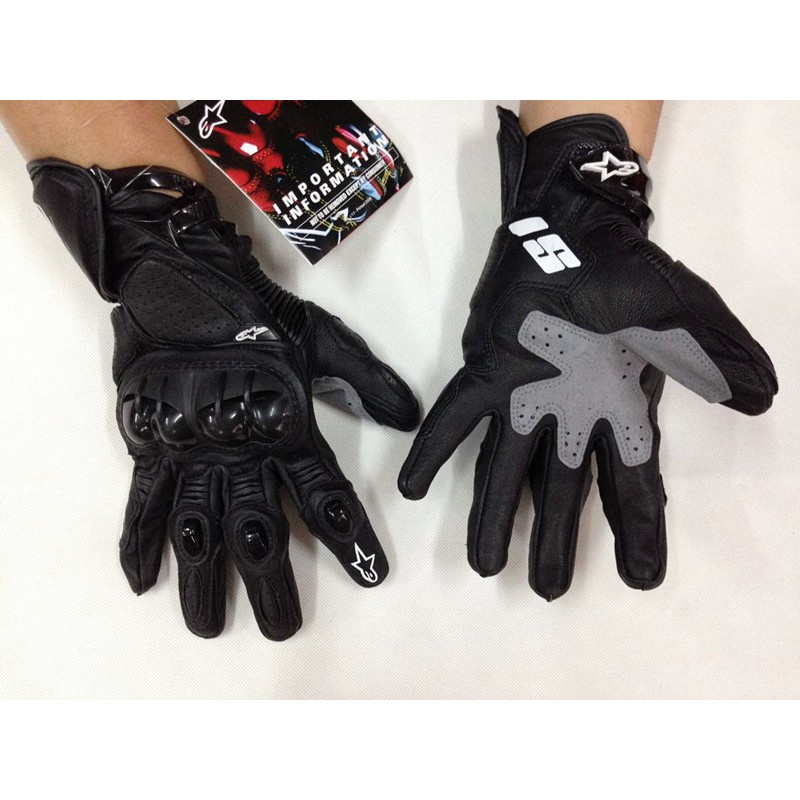 Găng Tay Da Lái Xe Mô Tô Alpinestars S1