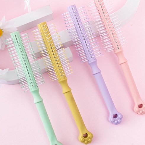 Lược chải tóc đầu tròn tạo kiểu nhiều màu tiện lợi  nhiều kiểu dáng thiết kế đơn giản nhiều màu LC11