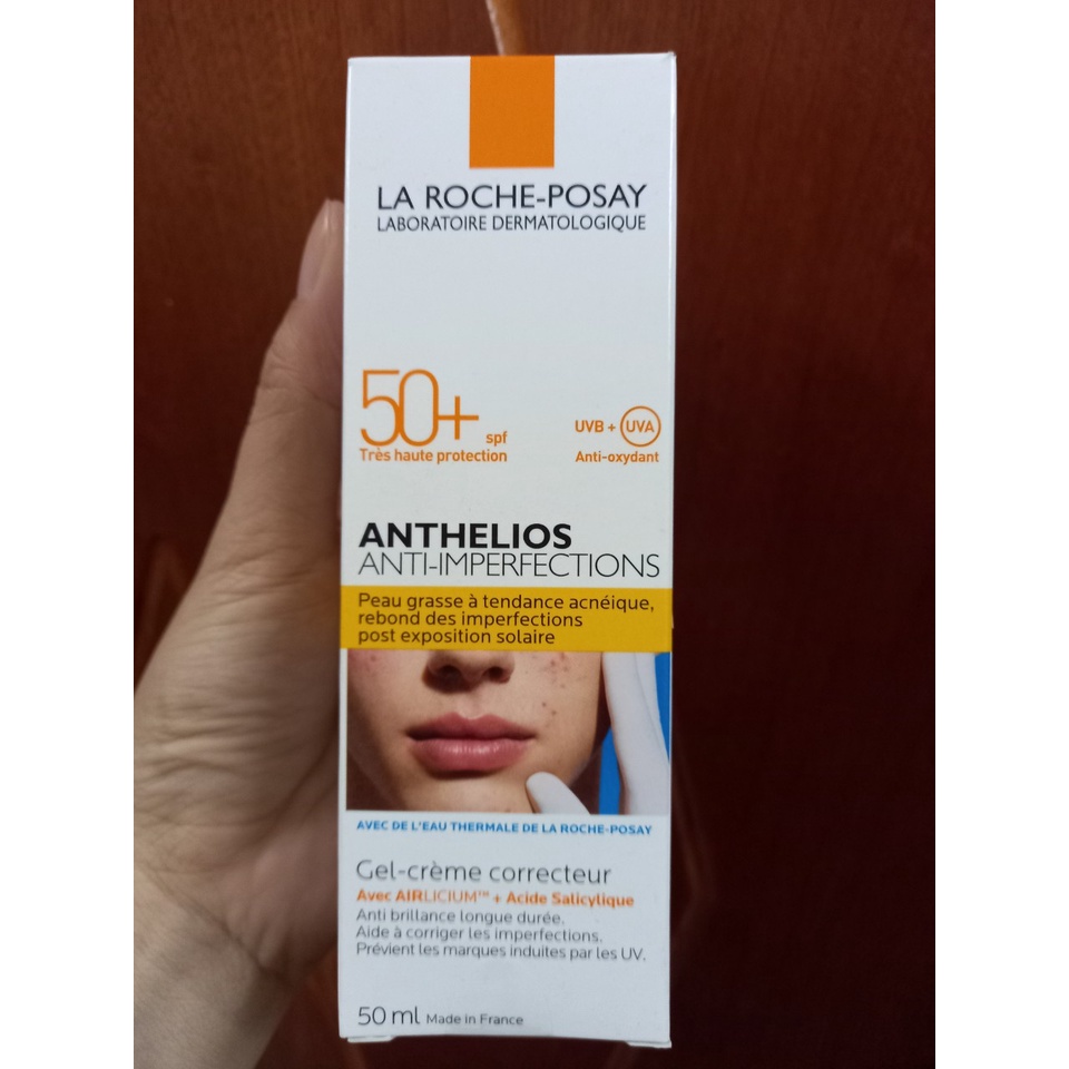 [CHÍNH HÃNG CÓ TEM] La Roche Posay Anthelios Anti Imperfections SPF 50+ (50mL) - Kem Chống Nắng Cho Da Dầu và Da Mụn.