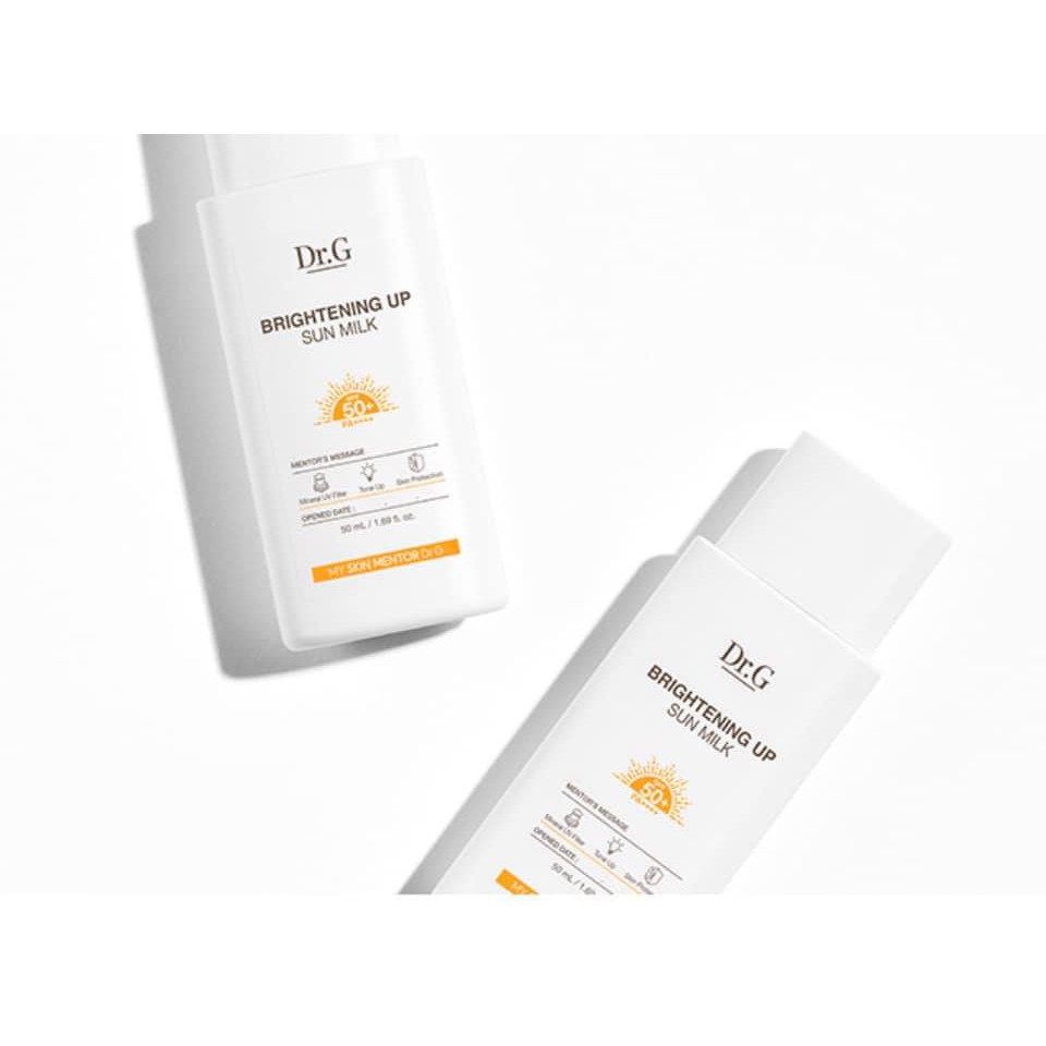 Kem Chống Nắng Dr G Làm Sáng Da Brightening Up Sun Milk SPF 50+ PA++++ 50ML